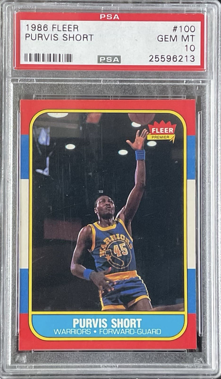 Basketball Purvis Short 1986 Fleer 1986 Fleer