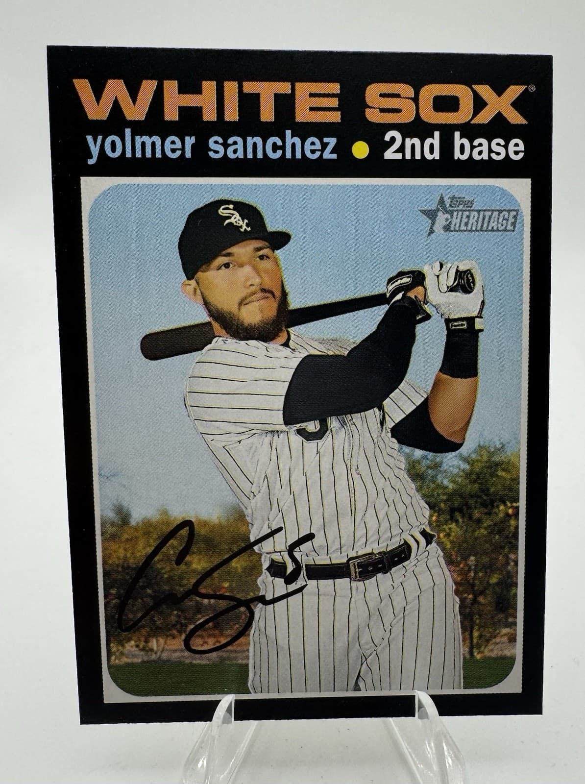 Yolmer Sanchez Chicago 2020 Topps Heritage 2020 Topps Heritage