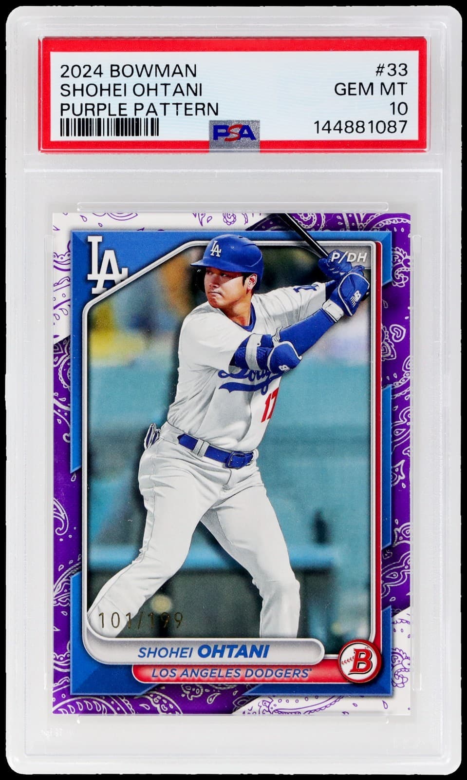 Shohei Ohtani 2024 bowman Bowman