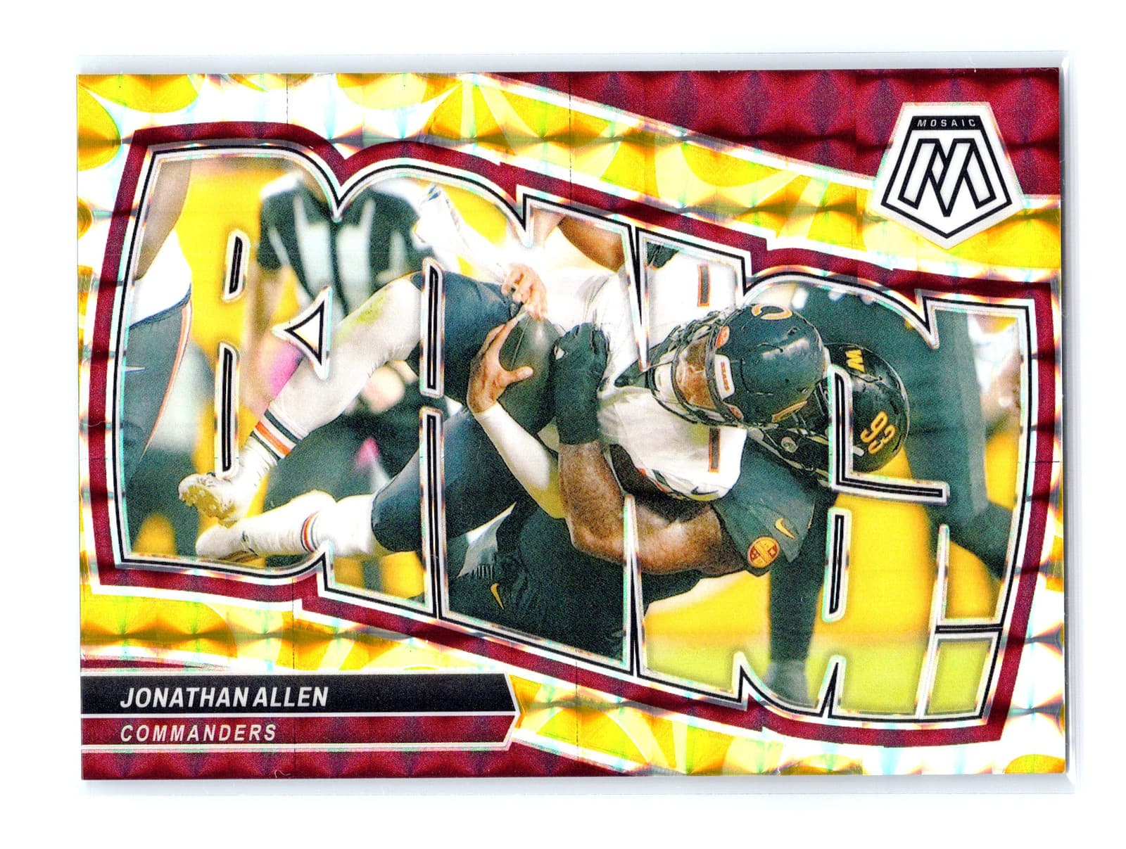 Football Jonathan Allen 2024 Panini Mosaic 2024 Panini Mosaic