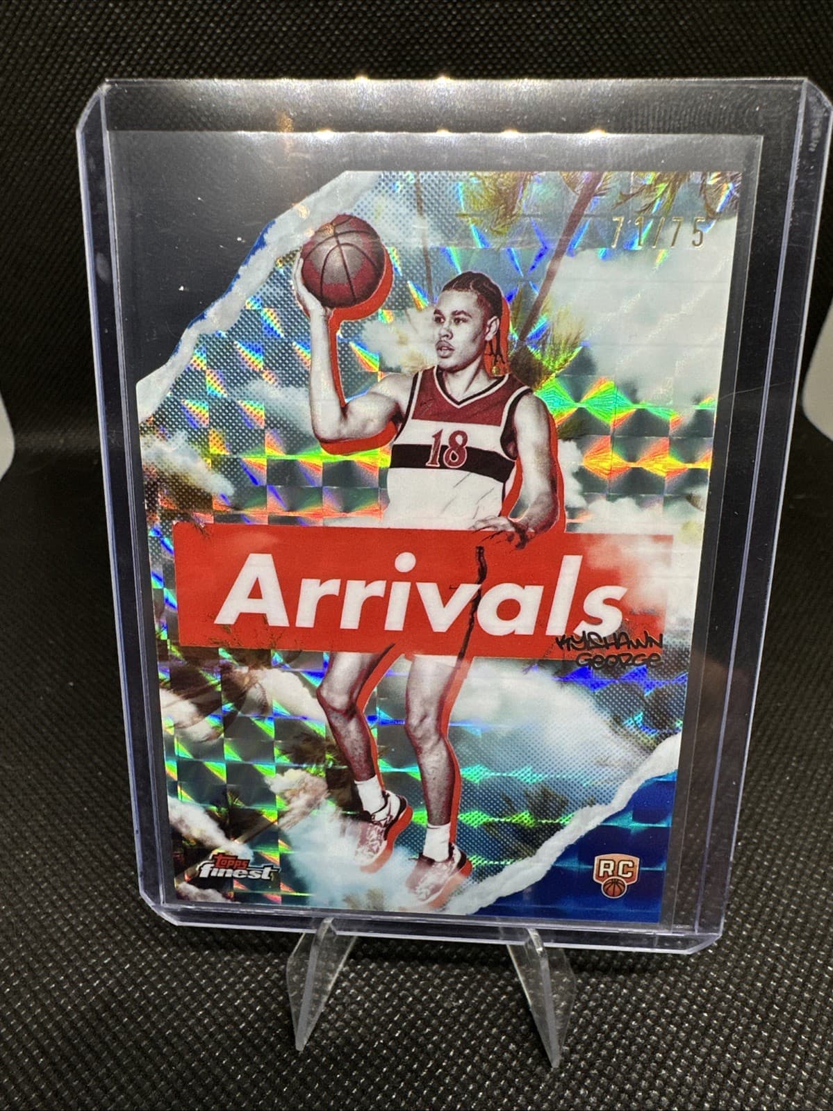 Basketball Blue Geometric 2025 Topps Finest 2025 Topps Finest