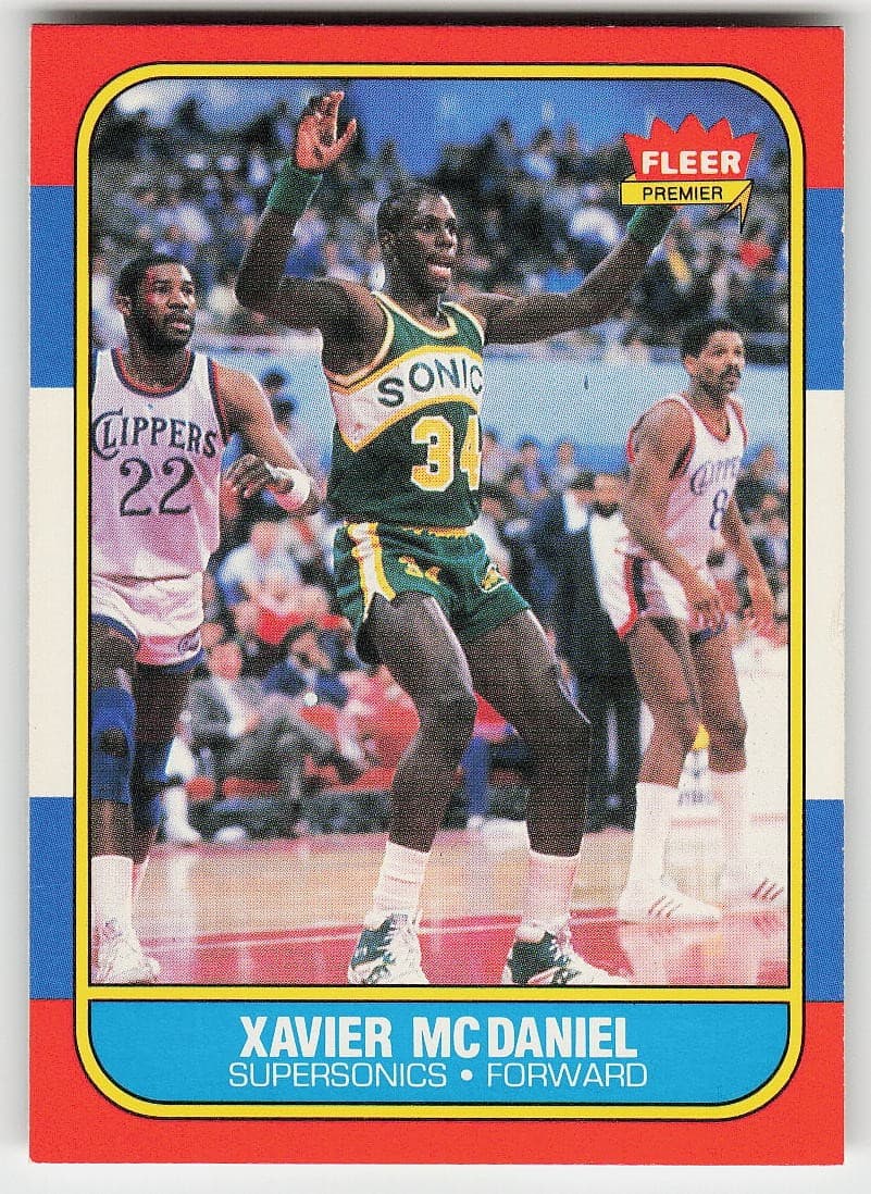 Xavier Mc 1986 Fleer 1986 Fleer
