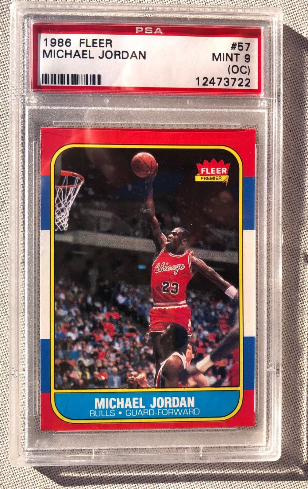 - 87 Basketball MICHAEL JORDAN 1986 Fleer