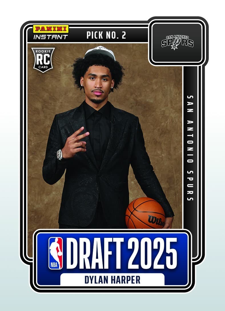 INSTANT NBA DRAFT NIGHT 2 DYLA 2025 Panini 2025 Panini