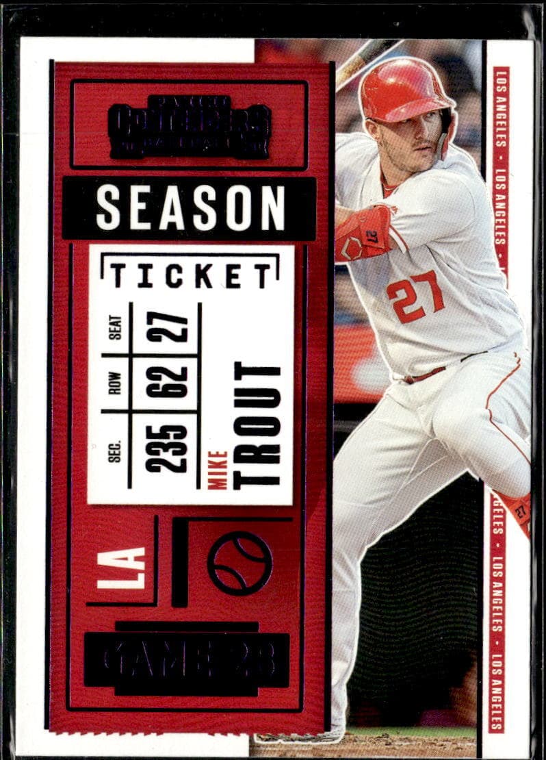 Baseball Season Ticket 2020 Panini Contenders 2020 Panini Contenders