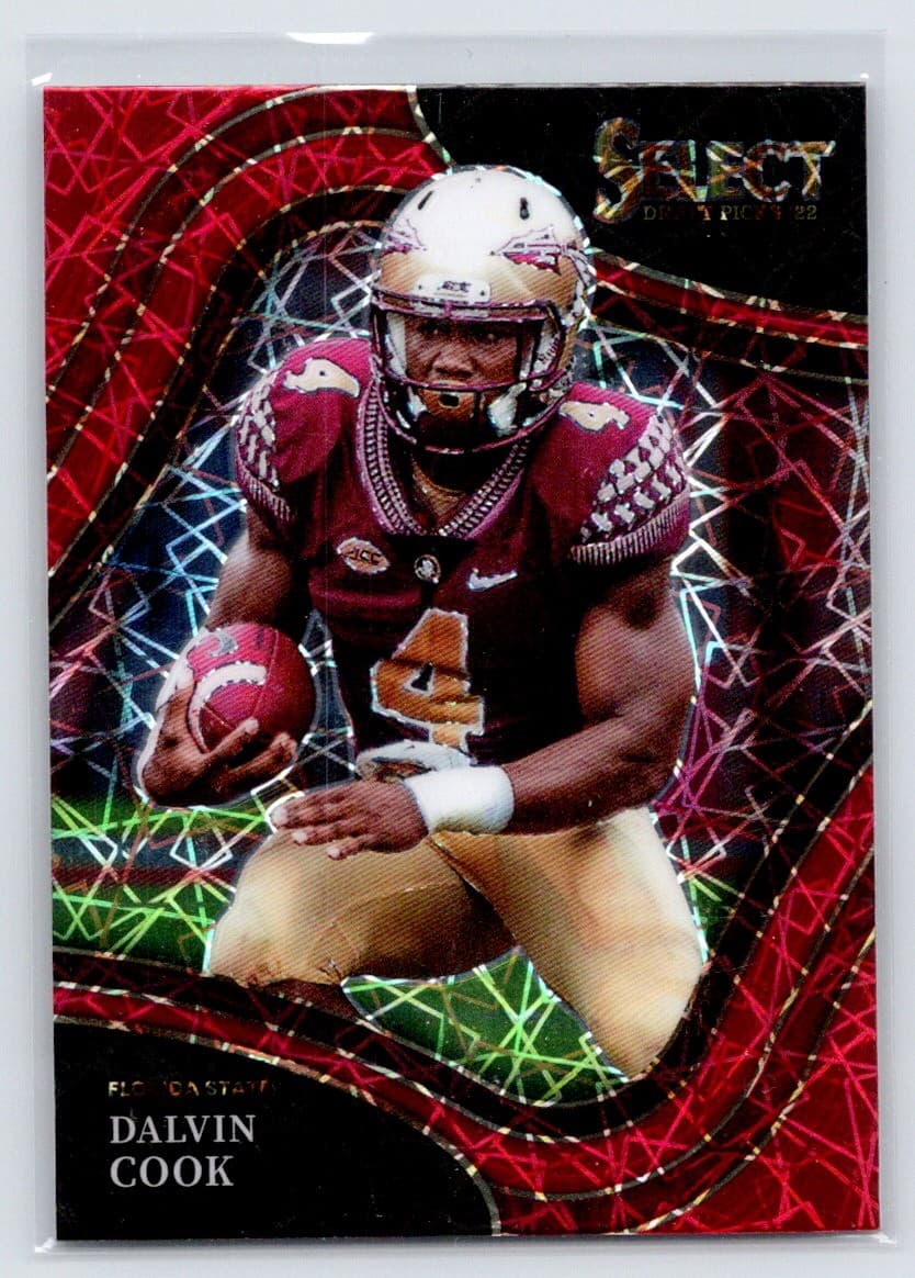 Dalvin Cook Red 2022 Panini Select 2022 Panini Select laser-red
