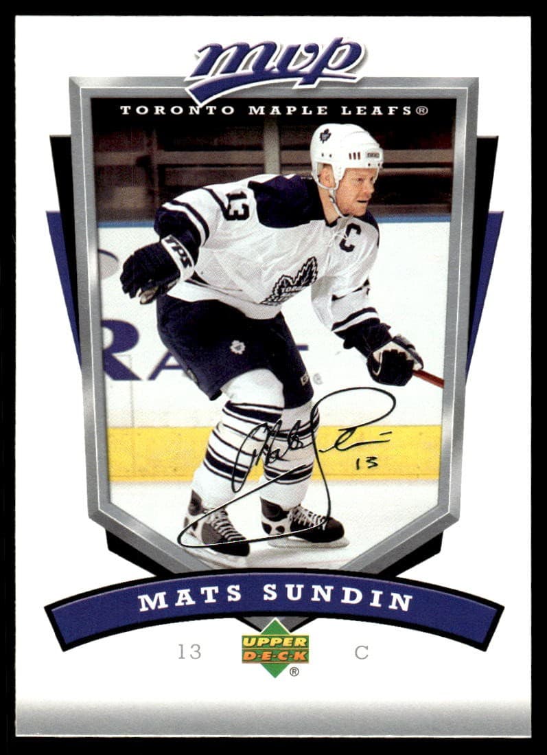 Mats Sundin Toronto 2006 Upper Deck 2006 Upper Deck