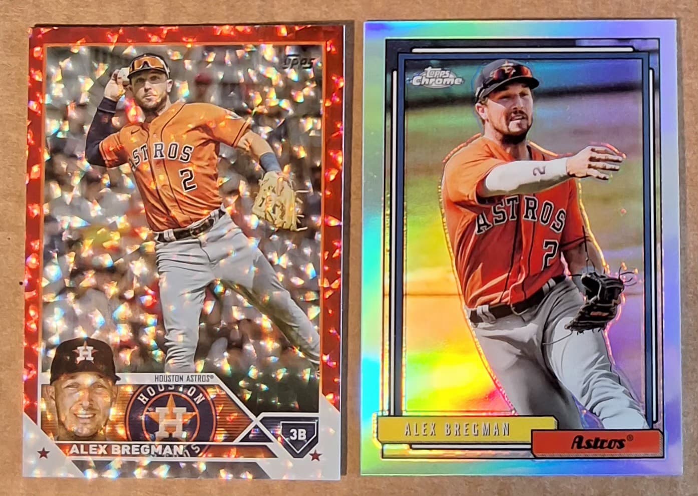 ALEX BREGMAN - TOPPS RED FOIL 2023 Topps Chrome