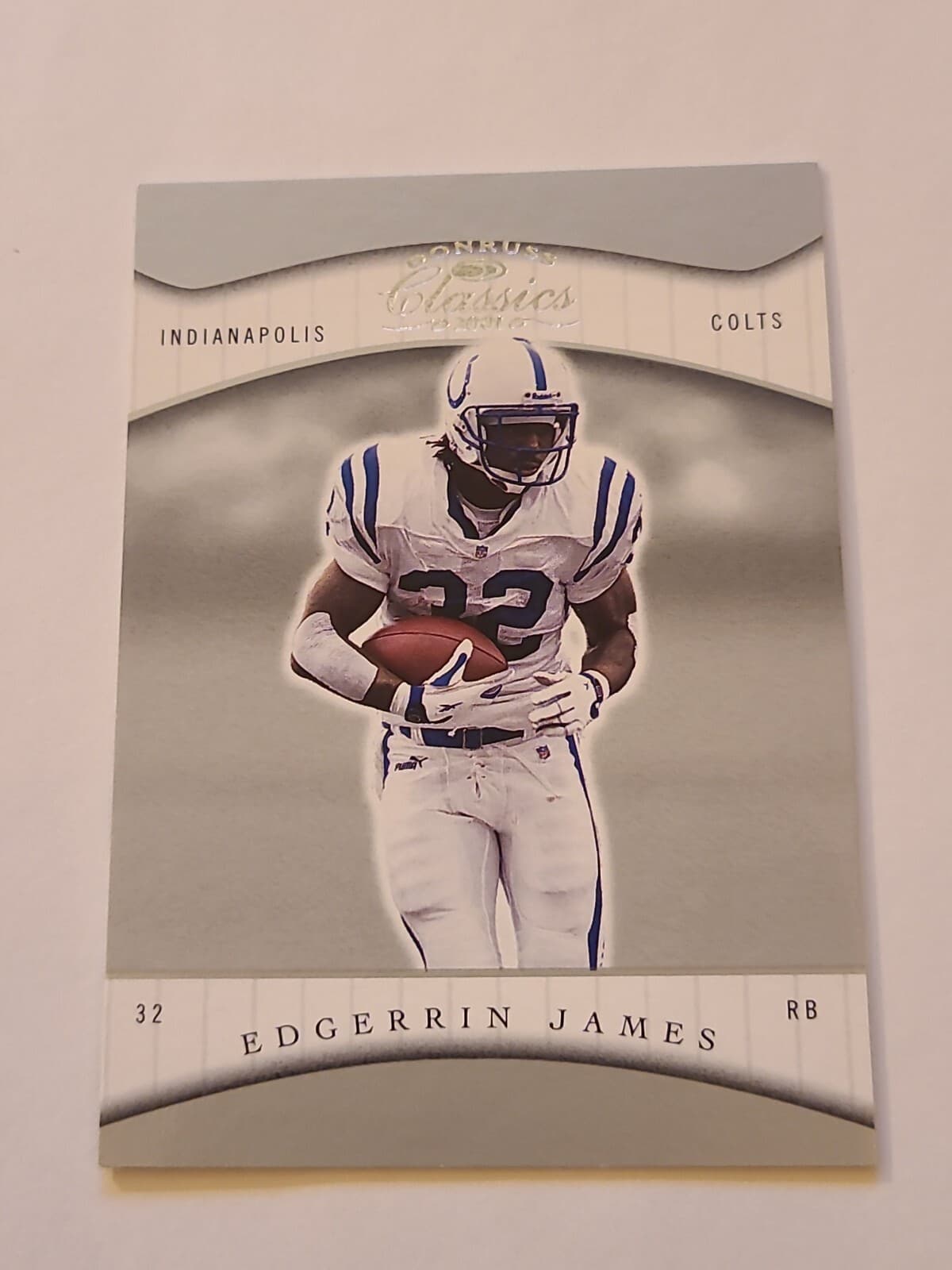 Classics Football Edgerrin 2001 Donruss 2001 Donruss