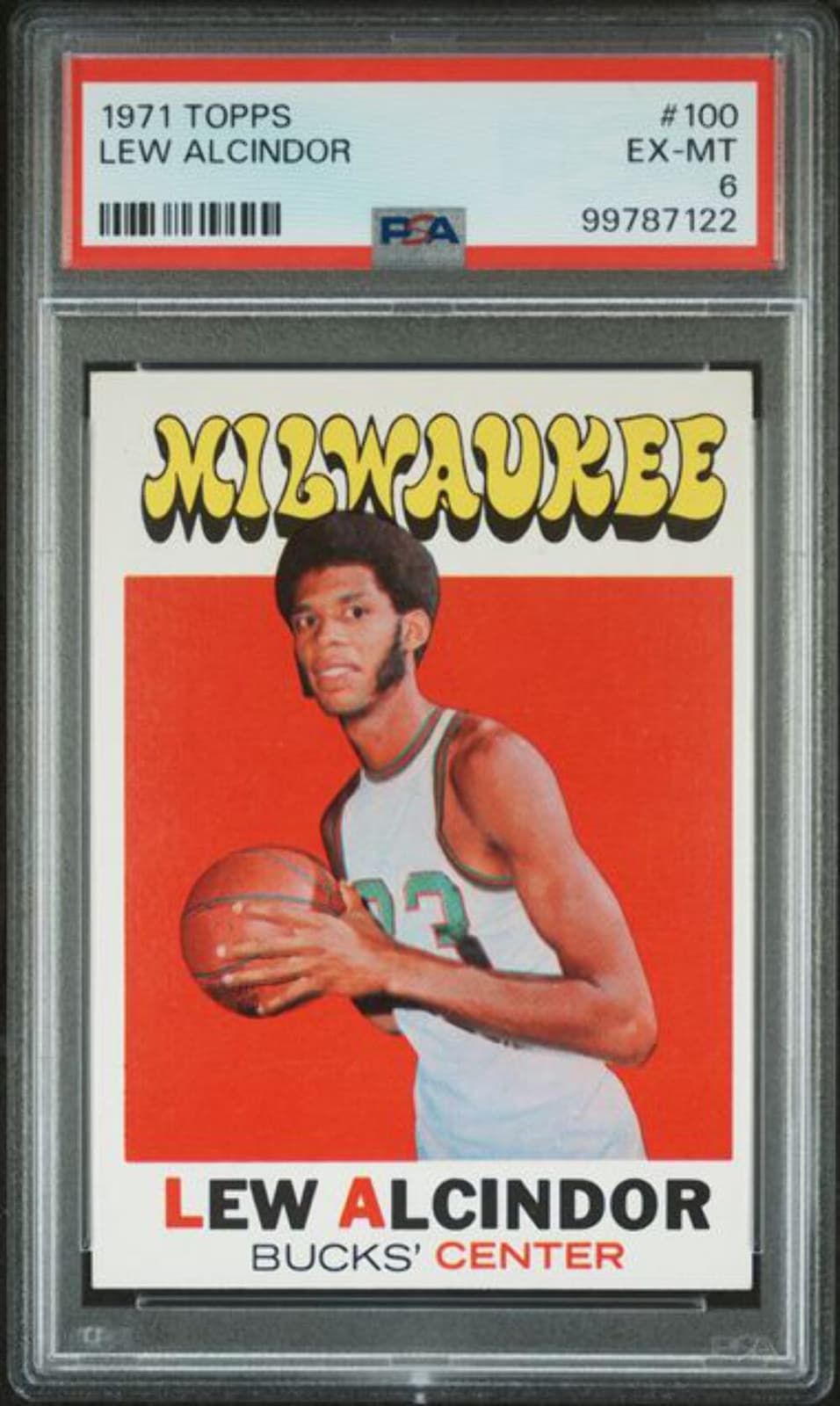 Lew Alcindor Kareem 1971 Topps 1971 Topps