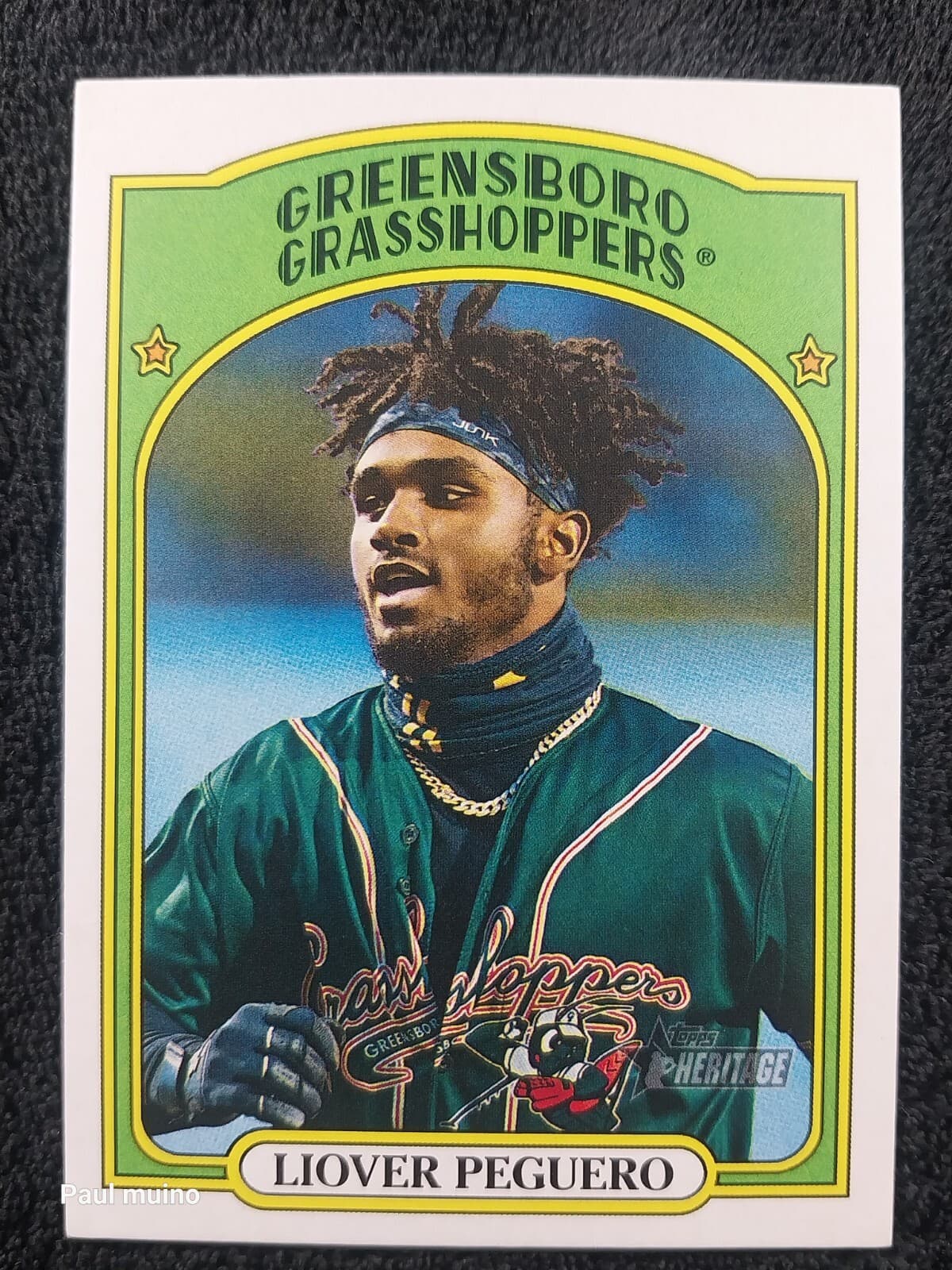 Liover Peguero Minors 2021 Topps Heritage 2021 Topps Heritage