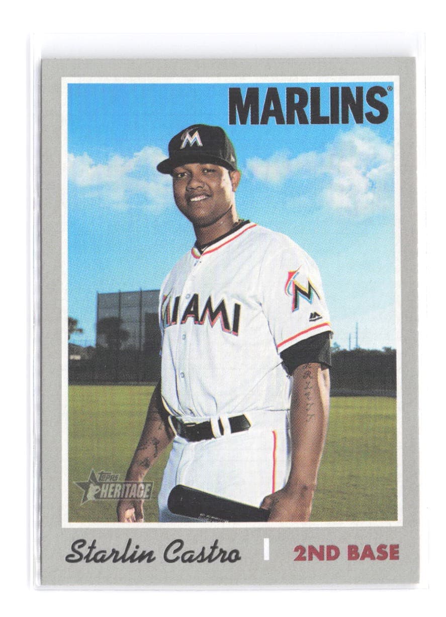 Starlin Castro 2019 Topps Heritage