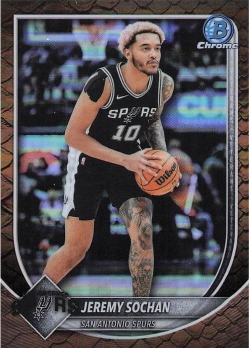 Basketball Jeremy Sochan 2025 Bowman Chrome 2025 Bowman Chrome