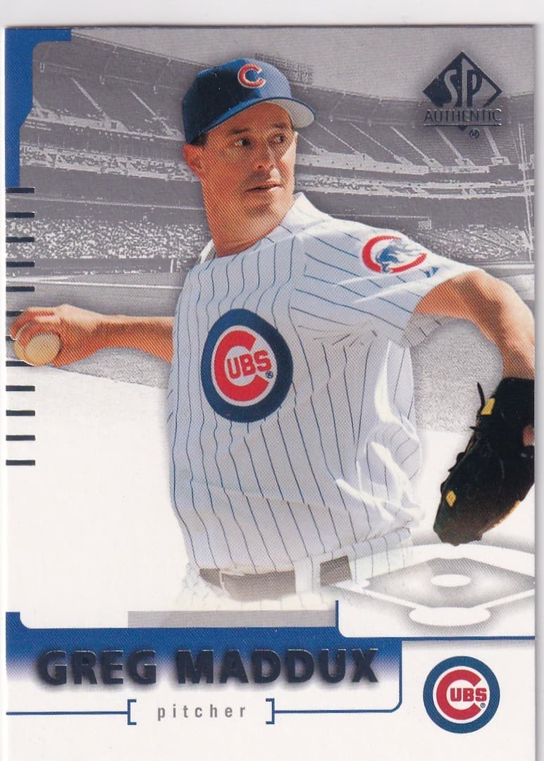 AUTHENTIC BASEBALL GREG MADDUX 2004