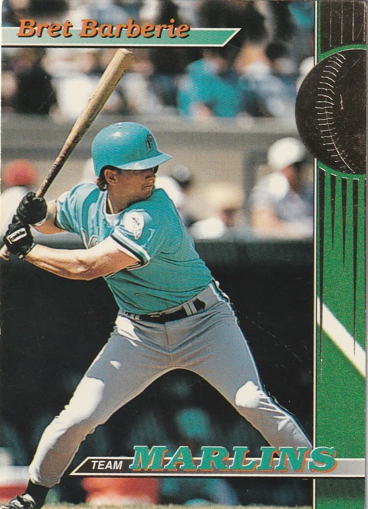 Florida Marlins Bret 1993 Topps Stadium Club 1993 Topps Stadium Club