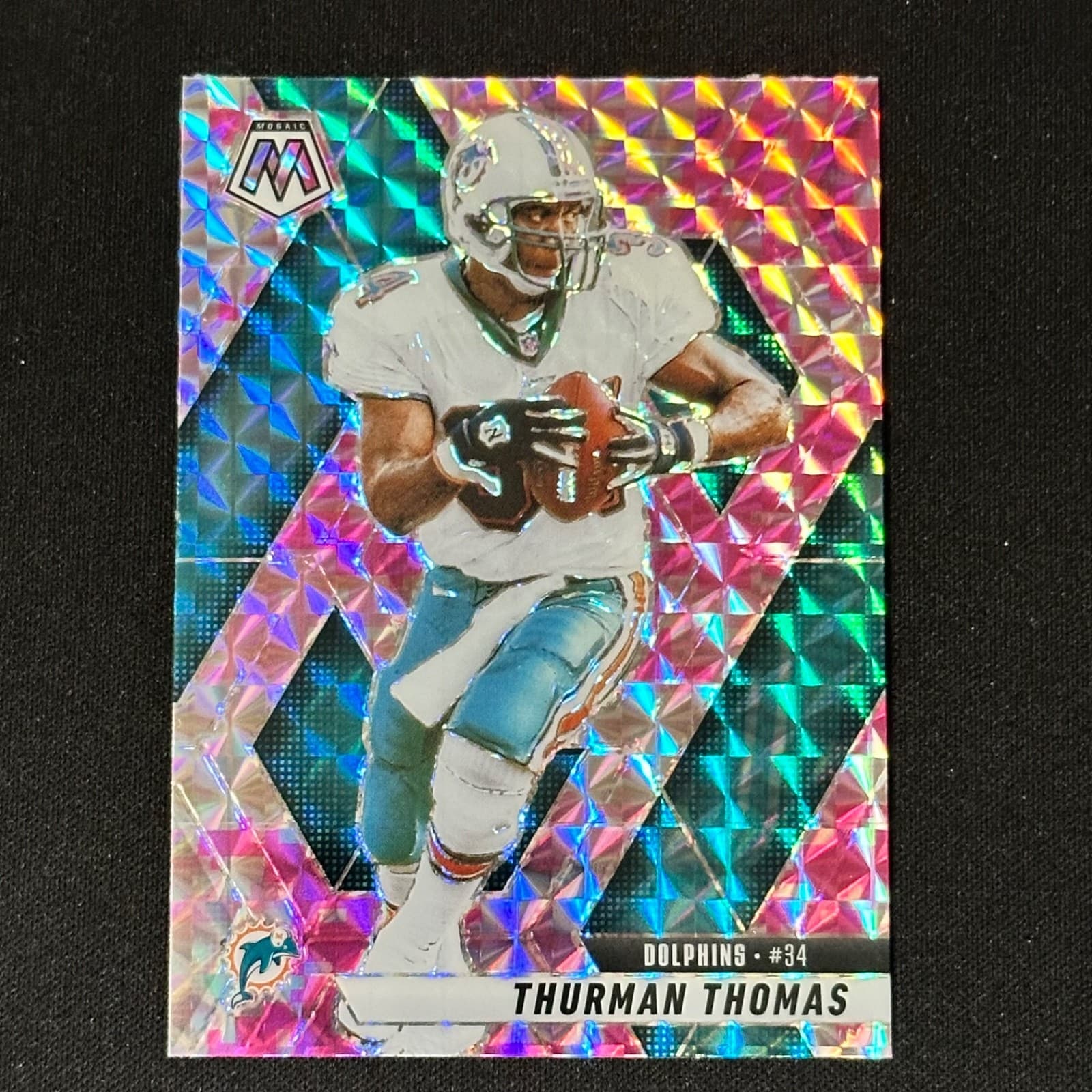 Thurman Thomas Camo 2025 Panini Mosaic