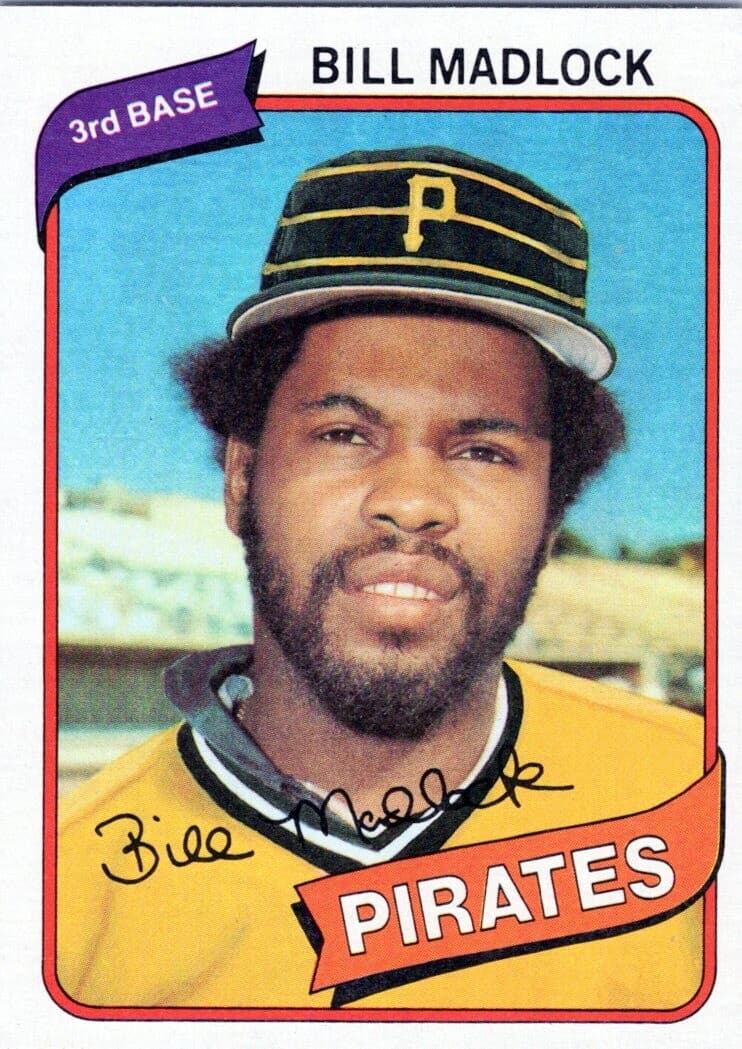 Bill Madlock Pittsburgh 1980 Topps