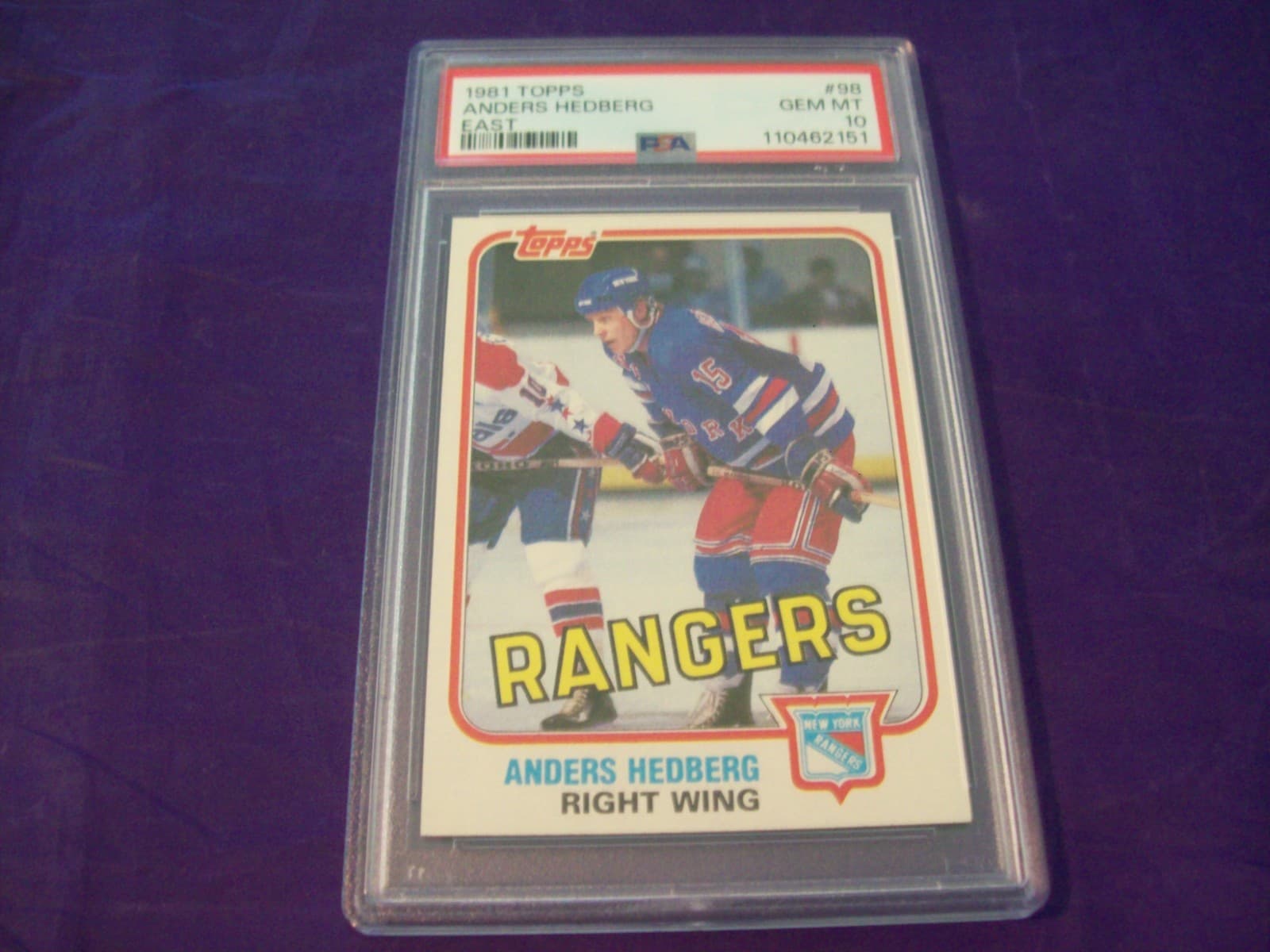 Anders Hedberg trading card