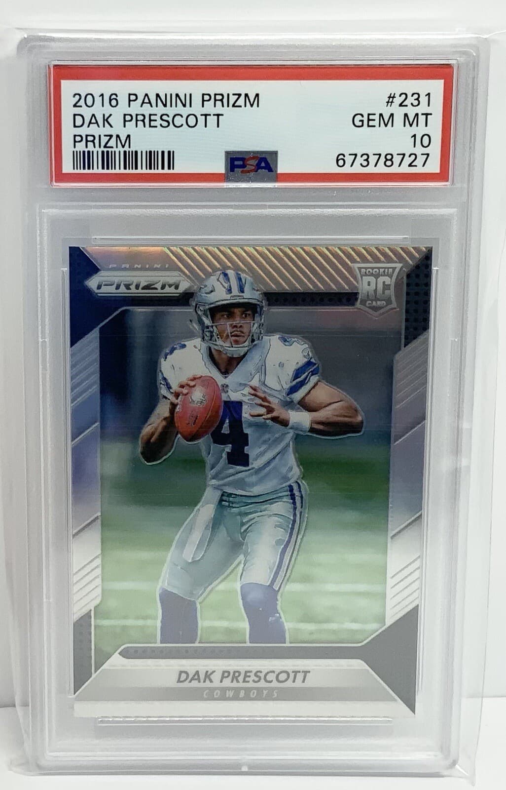 Dak Prescott Silver 2016 Panini Prizm