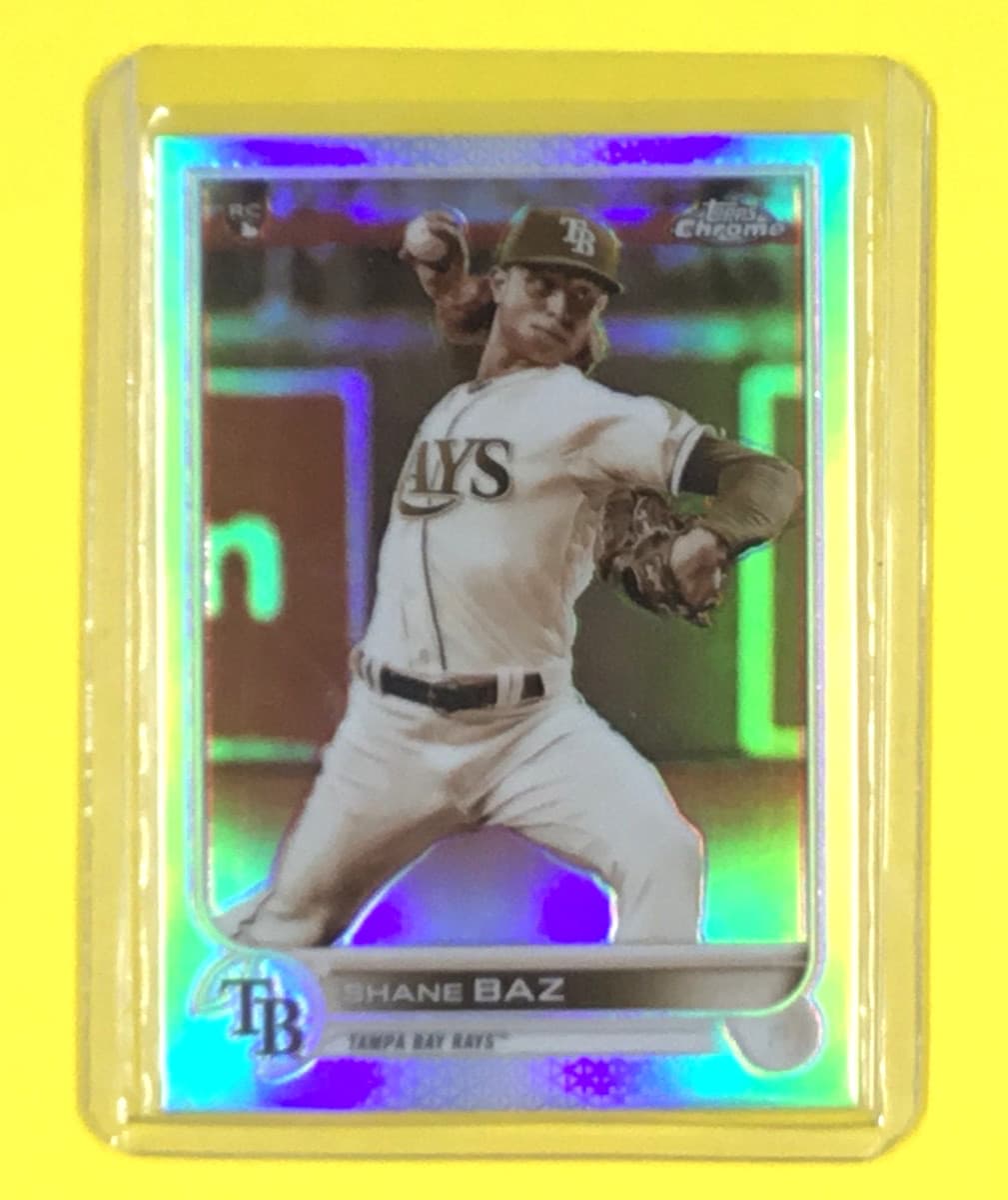 Shane Baz Sepia 2022 Topps Chrome