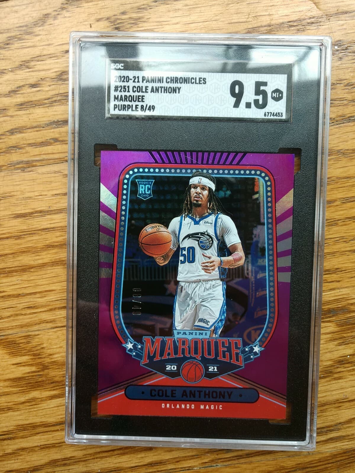 Chronicles Cole Anthony 2020 Panini 2020 Panini purple