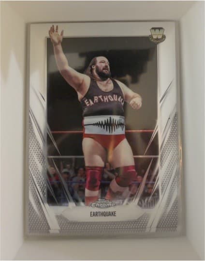 Earthquake trading card