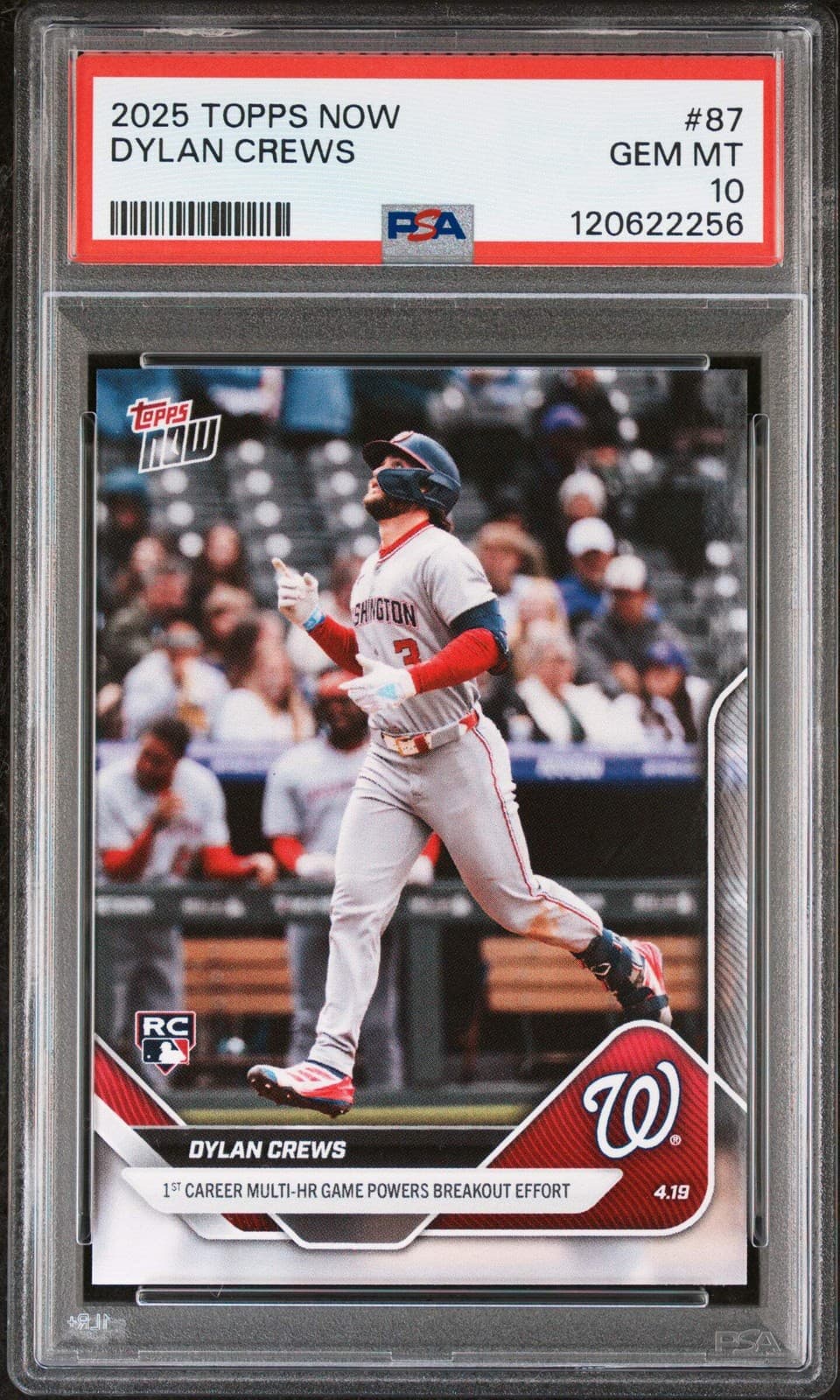 Now Dylan Crews 2025 Topps 2025 Topps