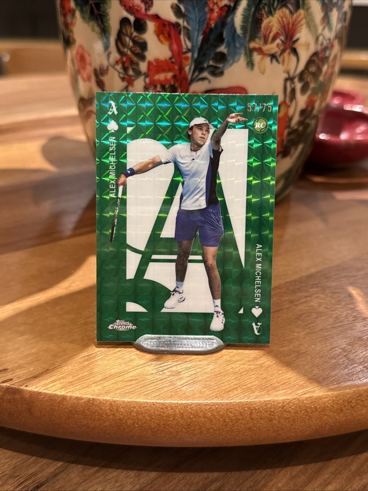 Alex Michelsen Aces 2025 Topps Chrome 2025 Topps Chrome green-refractor