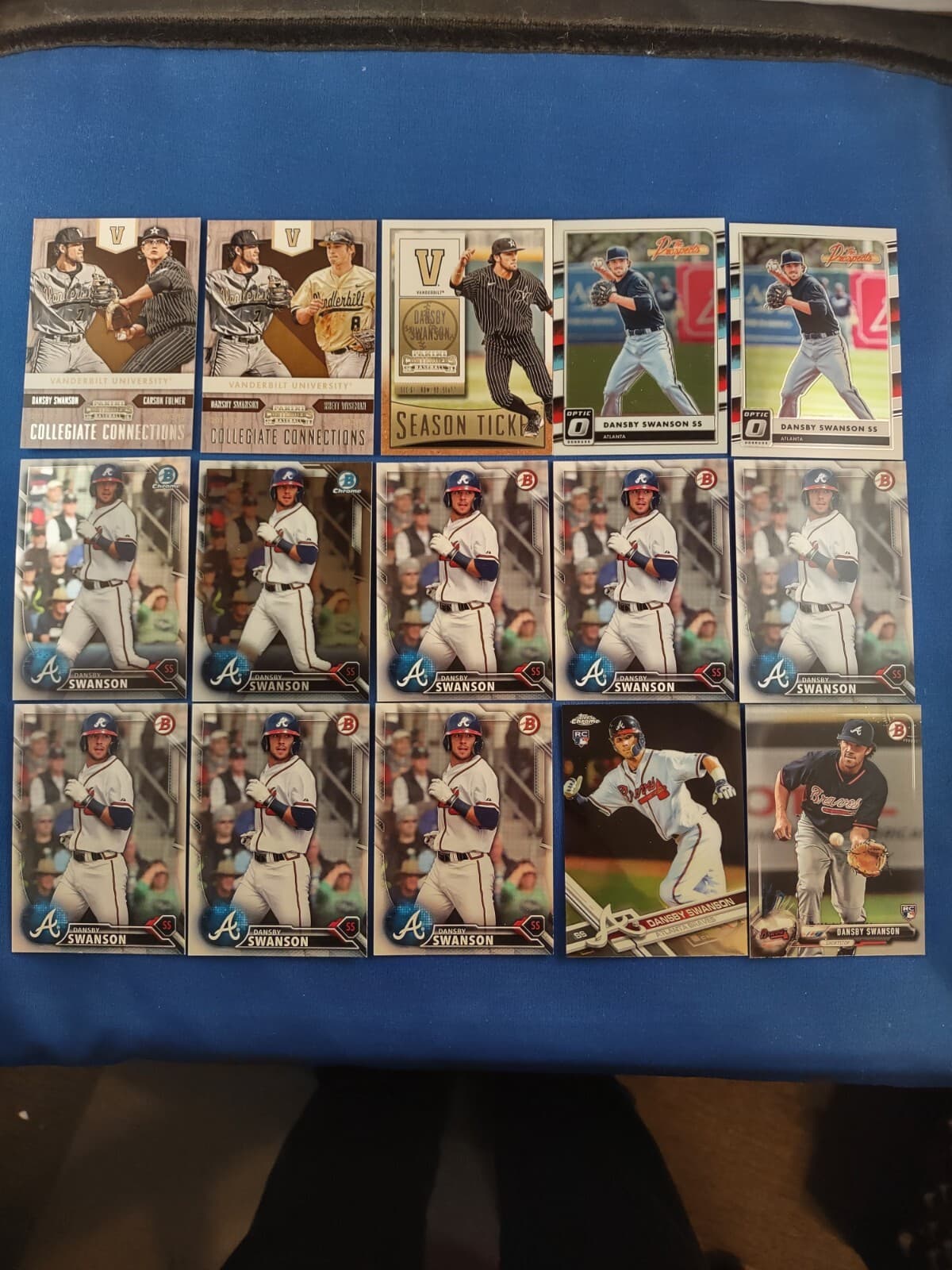 Dansby Swanson Cards 2015 Topps Chrome