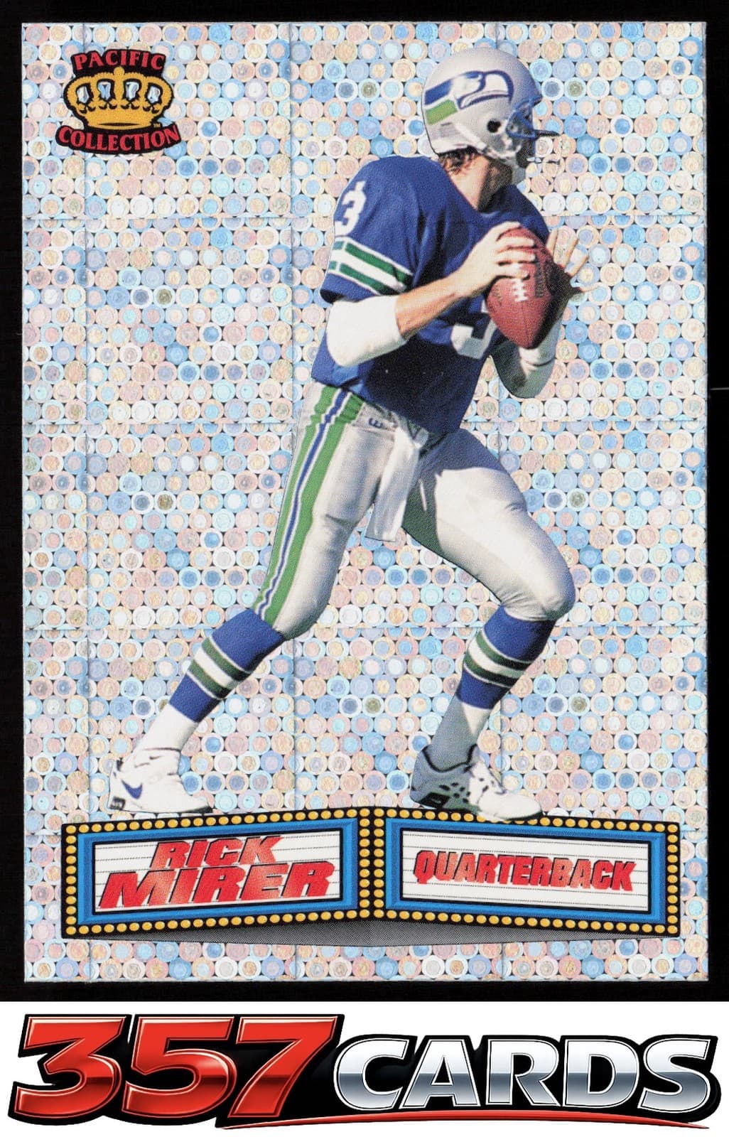Football Rick Mirer 1994 Pacific 1994 Pacific