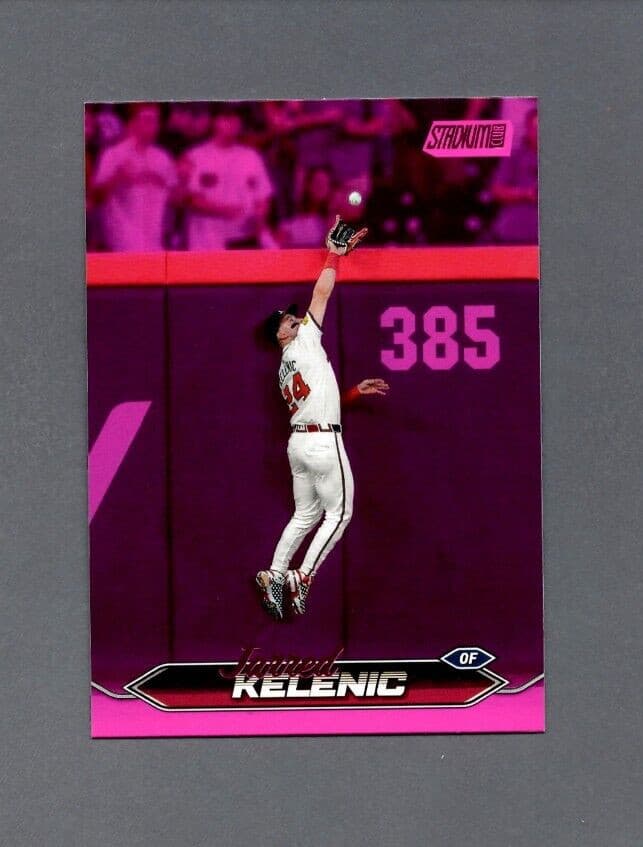 Pink Foil Jarred 2024 Topps Stadium Club 2024 Topps Stadium Club