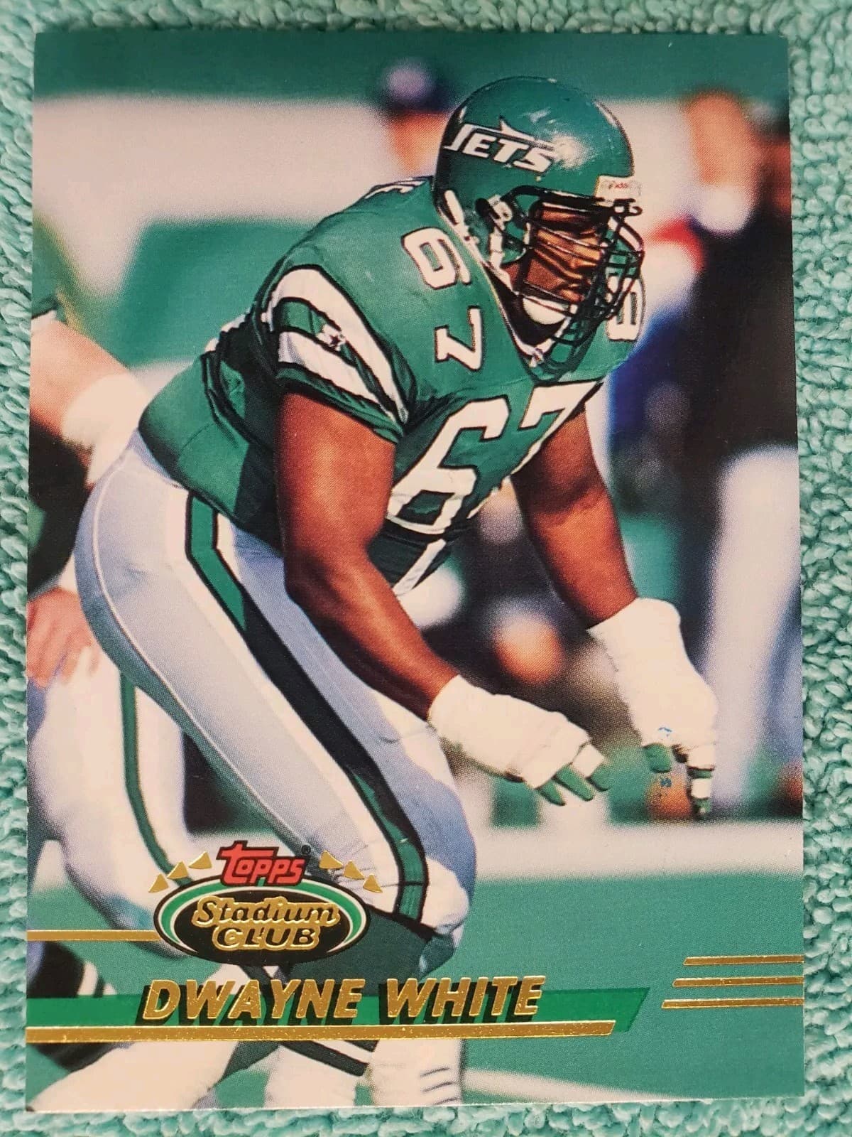 DWAYNE WHITE NEW YORK JETS 1993 Topps Stadium Club