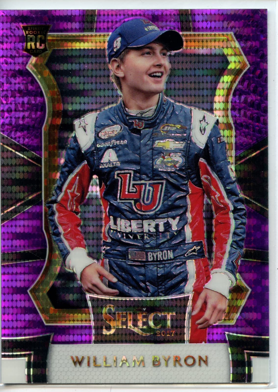 William Byron trading card