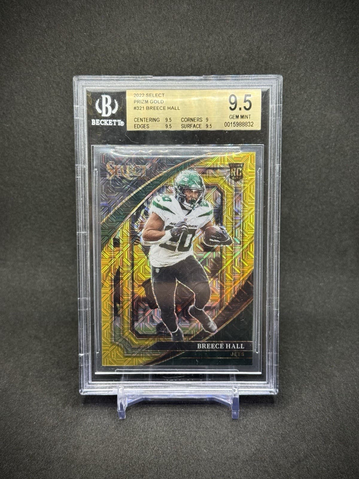 Breece Hall 2022 Panini Select