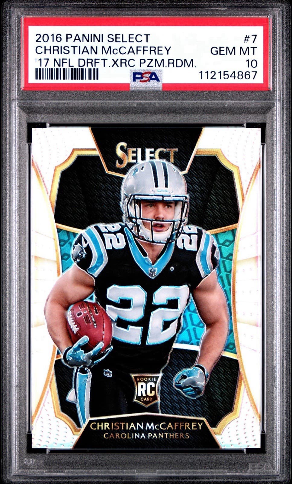 CHRISTIAN MCCAFFREY SELECT DRA 2016 Unknown