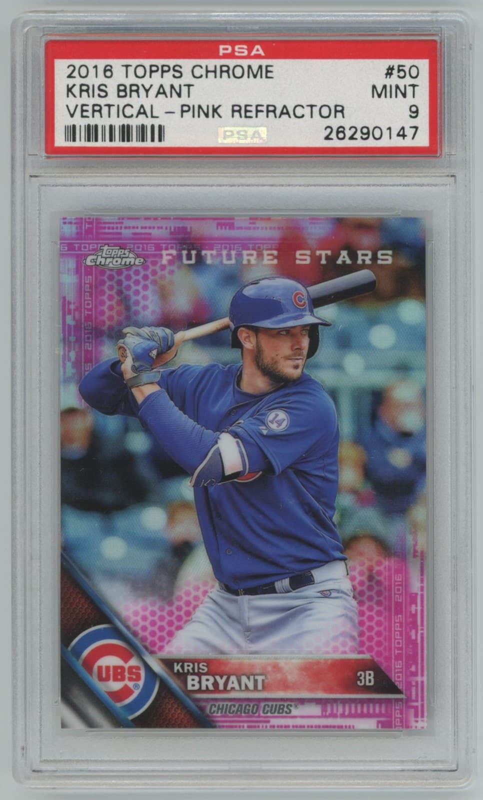 Kris Bryant Pink 2016 Topps Chrome 2016 Topps Chrome
