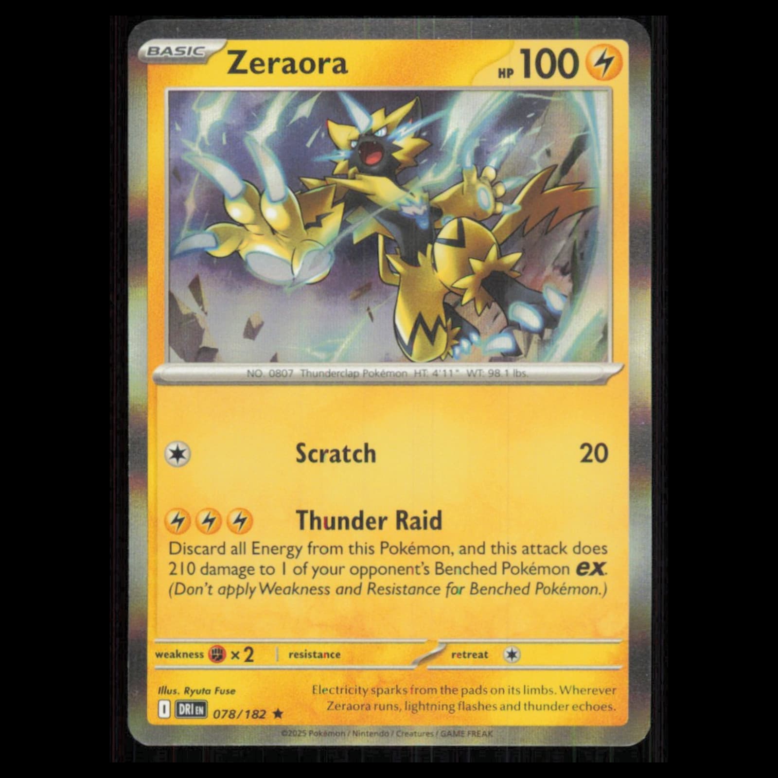 Zeraora Scarlet 2025 Unknown 2025 Unknown