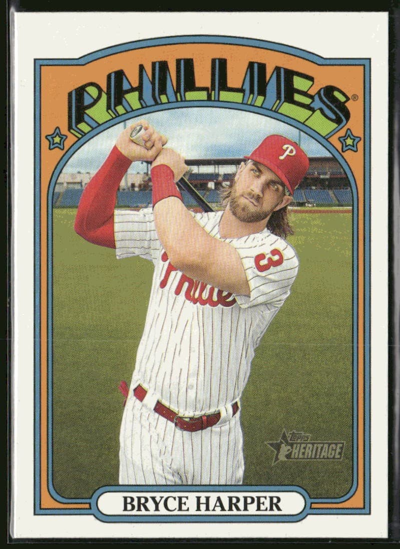 Bryce Harper Philadelphia 2021 Topps Heritage