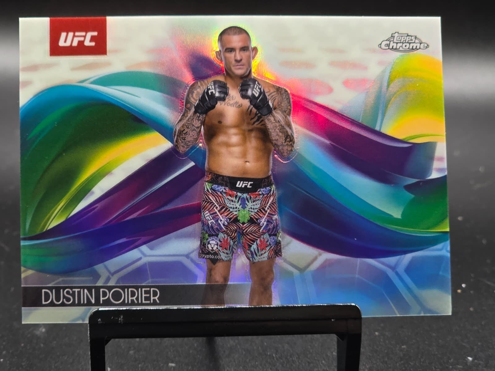 UFC DUSTIN POIRIER HELIX -7 2025 Topps Chrome