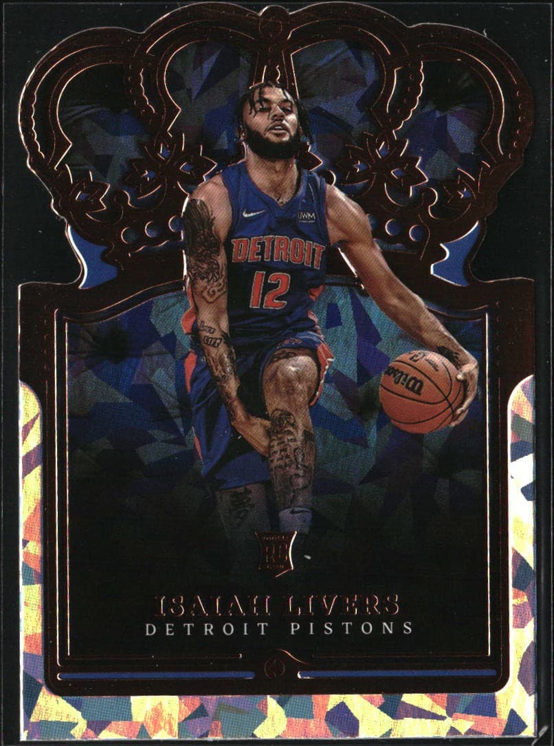 Crown Royale Isaiah 2021 Panini 2021 Panini gold example 1