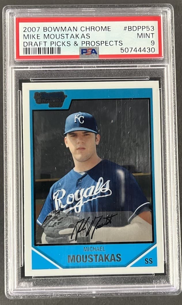 Mike Moustakas Draft 2007 Bowman Chrome 2007 Bowman Chrome