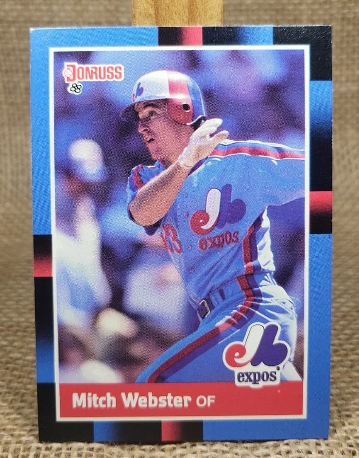 Mitch Webster Baseball #257