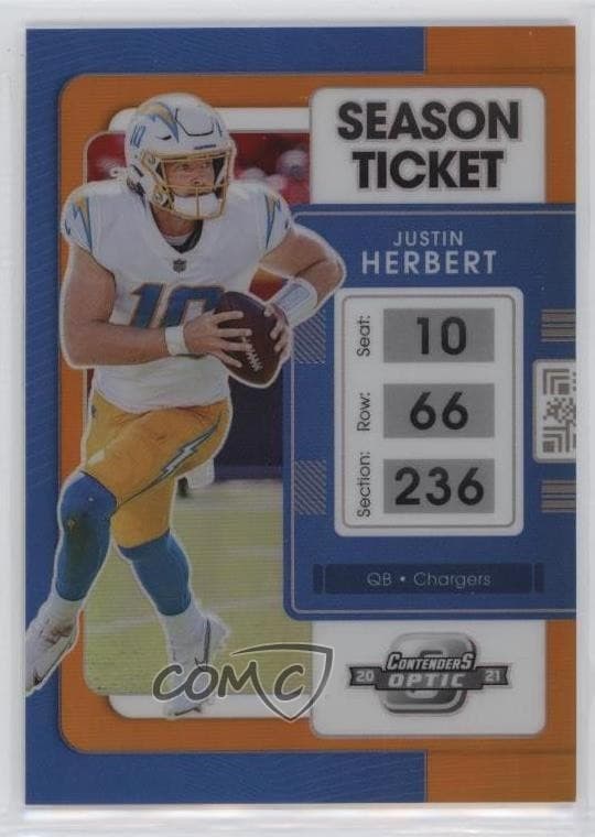 Optic Season Ticket 2021 Panini Contenders 2021 Panini Contenders orange