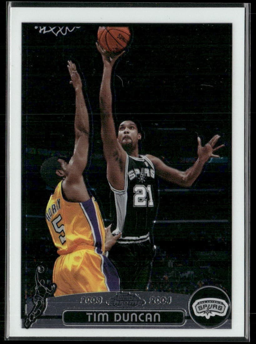 Tim Duncan 2003 Topps Chrome 2003 Topps Chrome