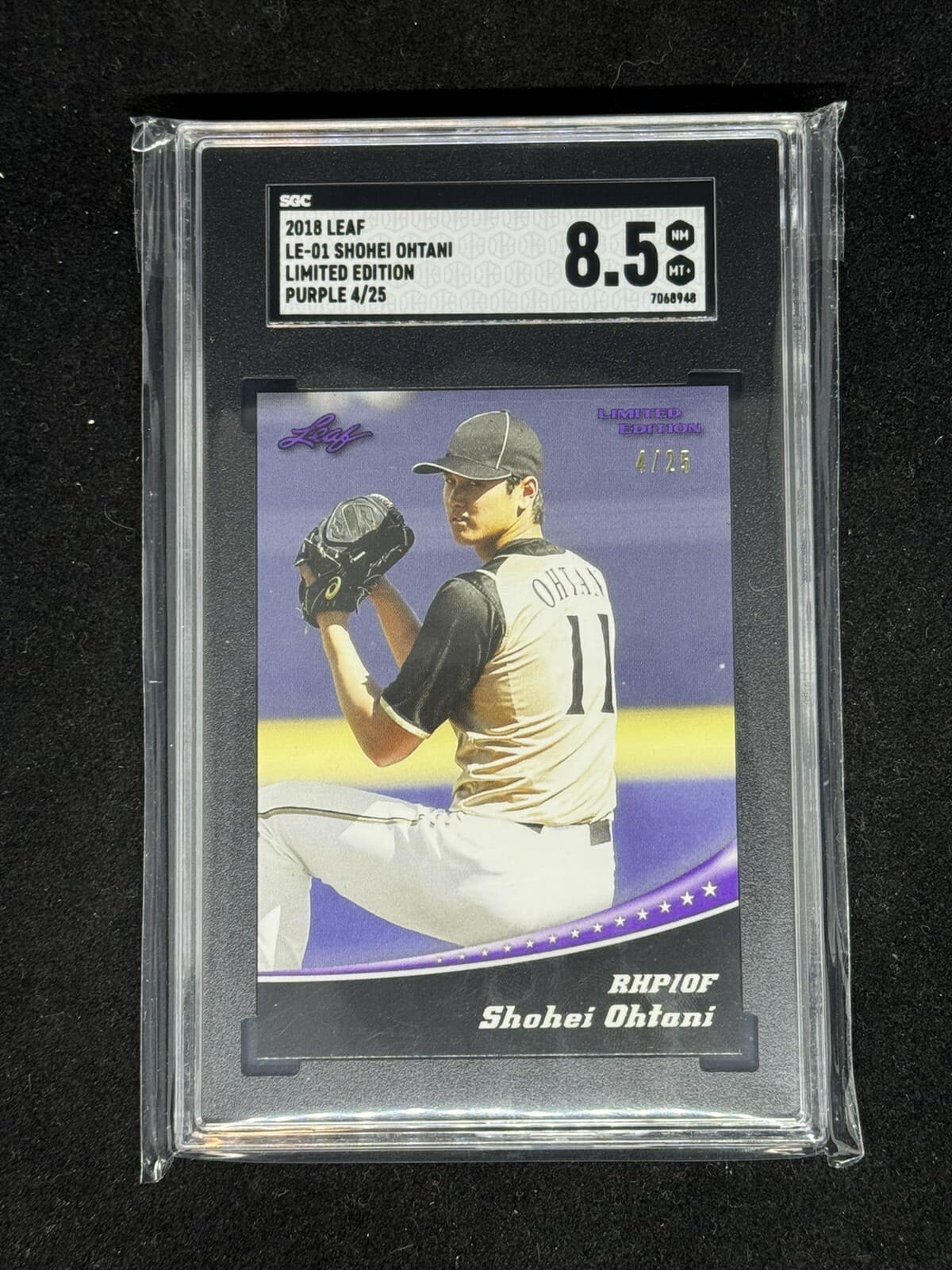 Shohei Ohtani Purple 2018 Leaf 2018 Leaf