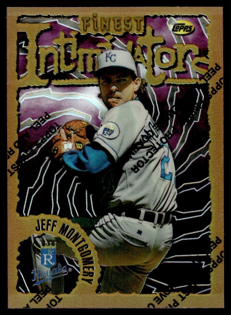 Jeff Montgomery Kansas 1996 Topps Finest 1996 Topps Finest refractor