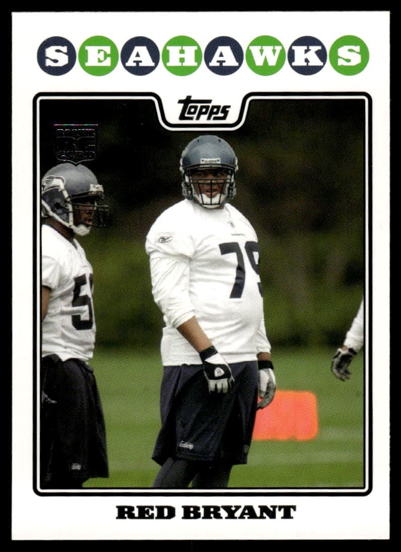 Red Bryant 2008 Topps 2008 Topps red