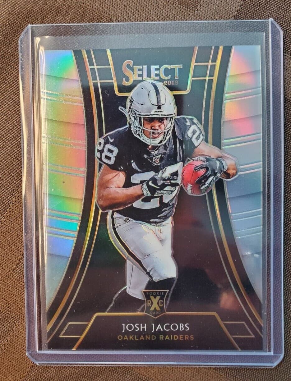 Josh Jacobs 2018 Panini Select