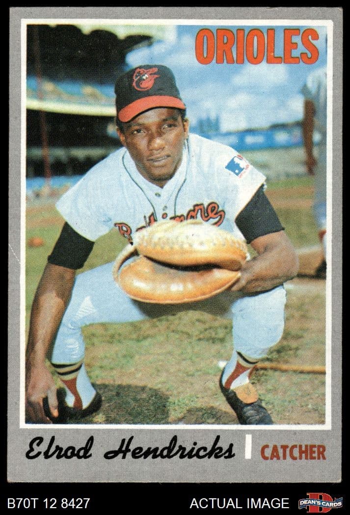 Elrod Hendricks Orioles 1970 Topps