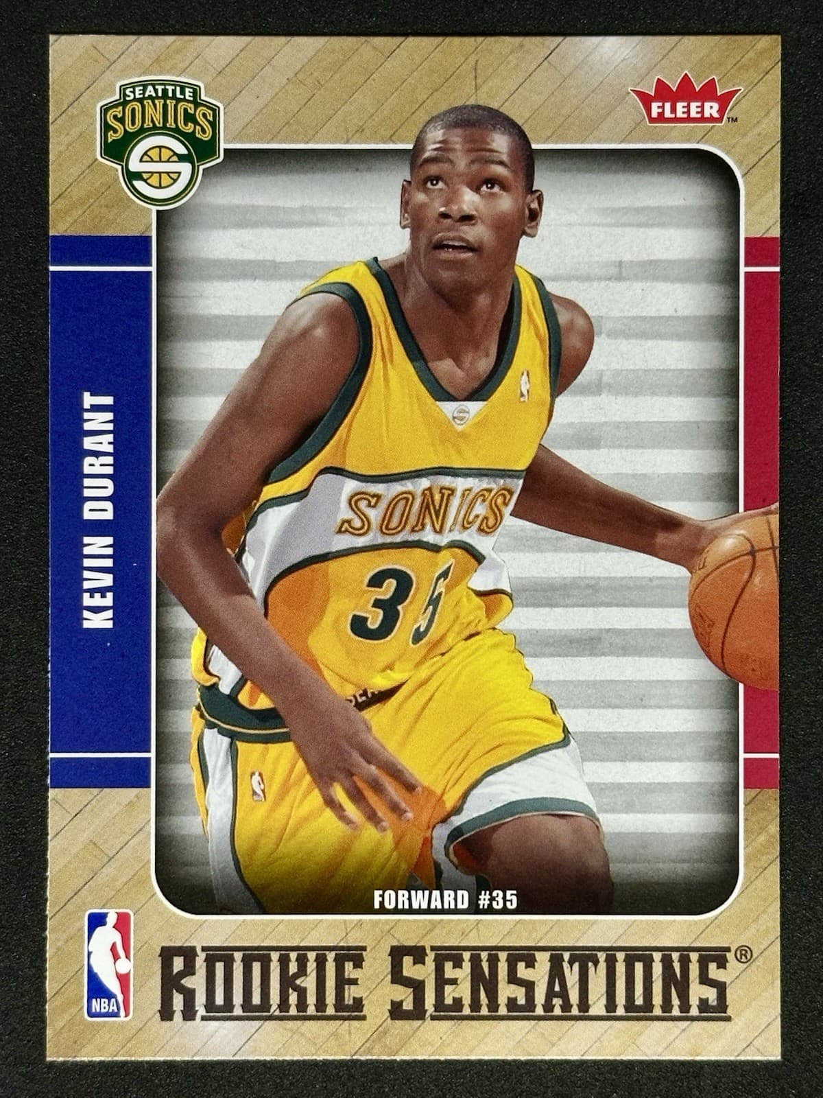 Kevin Durant Sensations 2007 Fleer 2007 Fleer